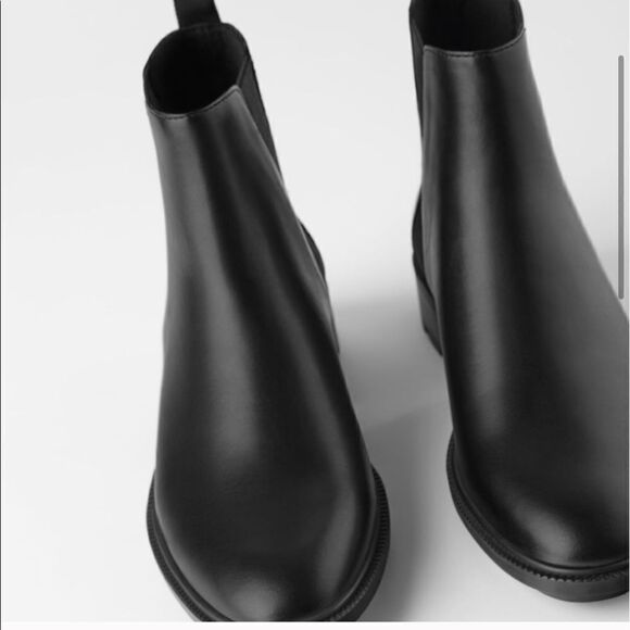 🎉Last Deal🎉Zara Chaldea low heel ankle leather b - Picture 2 of 6